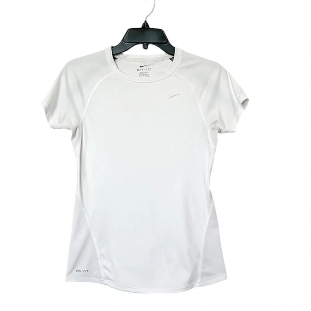 Nike White Women's Dry Fit Shirt Size XS
